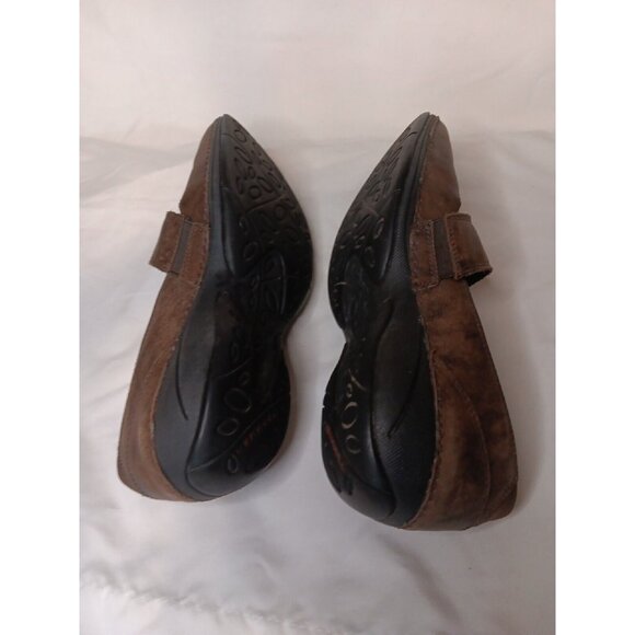 Merrell BRIO Mary Jane Women's 6.5 Brown Leather Slip On Comfort Shoes Ortholite - Picture 5 of 8